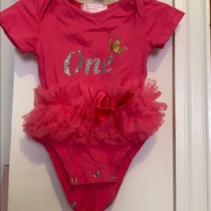 Infant birthday one Onesie
